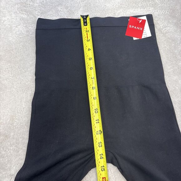 Spanx Women's Large Look at Me Now Leggings NWT Very Black 20346R Ecocare - Picture 10 of 12
